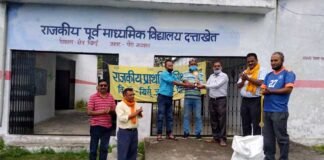 अमर शहीद श्रीदेव सुमन की पुण्यतिथि पर वृक्षारोपण कार्यक्रम Plantation program on suman day