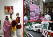 श्री भोले जी महाराज के जन्मोत्सव पर सीएम रावत, श्री भोले जी महाराज एवं माता मंगला जी ने किया उत्तराखंड वासियों के लिए हंस फाउंडेशन की 100 करोड़ रूपये की योजनाओं का लोकार्पण bhole-ji-maharaj-birthday