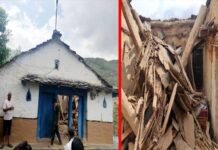 सतपुली : मकान ढहने से 88 वर्षीय बुजुर्ग की मलबे में दबकर मौत man buried in house collapse