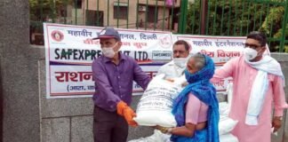 कोरोना संकट काल में लगातार 120 दिनों से जरूरतमंद लोगों की मदद करने की मुहिम में जुटी है महावीर इंटरनेशनल संस्था दिल्ली rashan-kit