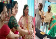 कन्या विद्यालय सतपुली में प्रधानाचार्य एवं सफाई कर्मी की सेवानिवृत्ति पर भावभीनी विदाई Farewell on retirement of Principal and cleaning worker in Kanya Vidyalaya, Satpuli