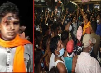 उत्तराखंड: रुद्रपुर में बाइक सवार के माथे पर चाबी घोंपने के मामले में दरोगा सहित तीन पुलिसकर्मी सस्पेंड, आक्रोशित लोगों ने पुलिस पर किया पथराव rudrapur accident