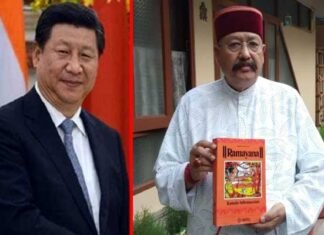 उत्तराखंड के पर्यटन मंत्री सतपाल महाराज ने चीन के राष्ट्रपति को रामायण भेजकर कहा रावण से सबक लें satpal-maharaj-ramayana