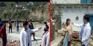 सतपुली : स्वास्थ्यकर्मी कोरोना के प्रति लोगो को कर रहे जागरूक awareness of Corona