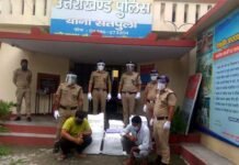 कोटद्वार कौडिया बैरियर पर टक्कर मारकर फरार कार सवार, 15 पेटी अवैध शराब के साथ सतपुली में पकड़े गए satpuli-police-caught-illic