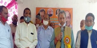 गढ़वाल सांसद तीरथ सिंह रावत ने कर्णप्रयाग में किया सड़कों का शिल्यान्यास mp-tirath-singh-rawat-karnp