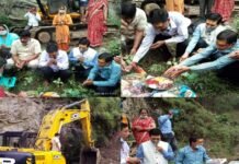 सँघर्ष समिति की मेहनत रंग लाई, हाईकोर्ट के आदेश के बाद चलमोड़ीगाड़ा-कलौटा मोटर मार्ग का निर्माण कार्य शुरू चलमोड़ीगाड़ा-कलौटा मोटर मार्ग