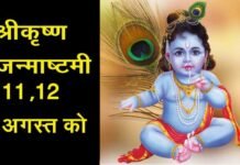 2 दिन मनेगी श्रीकृष्ण जन्माष्टमी : गृहस्थ के लिए जन्माष्टमी का व्रत 11 अगस्त को फलदाई, साधु-महात्माओं के लिए 12 अगस्त का व्रत लेना होगा श्रेष्ठ SriKrishna-Janmashtami