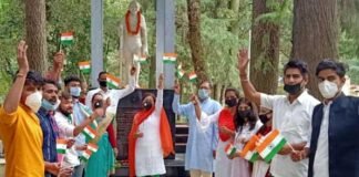 युवा कांग्रेस ने स्वच्छता कार्यक्रम के साथ मनाया स्वतंत्रता दिवस Youth Congress celebrates Independence Day