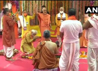 प्रधानमंत्री नरेंद्र मोदी ने अयोध्या में राम मंदिर का भूमि पूजन एवं शिलान्यास किया ayoddhya-ram-temple-foundation stone