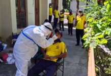 एसडीआरएफ टीम सतपुली के जवानों का हुआ कोविड टेस्ट covid test done by the soldiers of SDRF team Satpuli