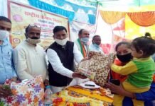 कल्जीखाल ब्लॉक के भेटी में राष्ट्रीय पोषण मिशन के तहत 56 लाभार्थियों को बांटे पोषण किट National-Nutrition-Mission