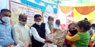 कल्जीखाल ब्लॉक के भेटी में राष्ट्रीय पोषण मिशन के तहत 56 लाभार्थियों को बांटे पोषण किट National-Nutrition-Mission