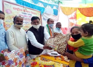 कल्जीखाल ब्लॉक के भेटी में राष्ट्रीय पोषण मिशन के तहत 56 लाभार्थियों को बांटे पोषण किट National-Nutrition-Mission