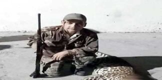 उत्तराखंड : शिकारी जॉय हुकिल की गोली का शिकार हुआ एक और आदमखोर तेंदुआ eopard killed by hunter Joy Hukil
