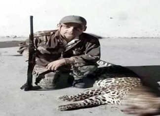 उत्तराखंड : शिकारी जॉय हुकिल की गोली का शिकार हुआ एक और आदमखोर तेंदुआ eopard killed by hunter Joy Hukil