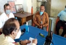 घण्डियाल में आयोजित निःशुल्क स्वास्थ्य एवं चिकित्सा परामर्श शिविर में क्षेत्र के करीब 150 लोगों ने कराया स्वास्थ्य परीक्षण free health camp held in Ghandiyal