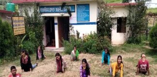 स्वयं सेवी छात्र-छात्राओं द्वारा फिट इंडिया मूवमेंट कार्यक्रम gic-ujiyari