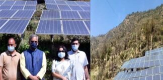 युवा उद्यमी आमोद पंवार ने अपने गांव में लगाया 200 किलोवाट का सोलर प्लांट, सीएम त्रिवेन्द्र ने किया उदघाटन, सालाना 3 लाख यूनिट बिजली का होगा उत्पादन solar-plant-uttarkashi