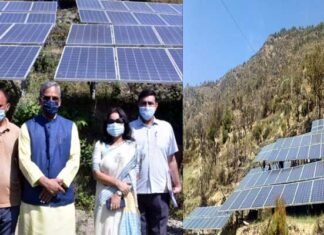 युवा उद्यमी आमोद पंवार ने अपने गांव में लगाया 200 किलोवाट का सोलर प्लांट, सीएम त्रिवेन्द्र ने किया उदघाटन, सालाना 3 लाख यूनिट बिजली का होगा उत्पादन solar-plant-uttarkashi