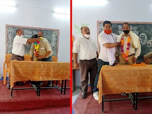 शिक्षक दिवस पर GIC स्वीत में सेवानिवृत्त हुए शिक्षकों को किया गया सम्मानित happy teachers-day
