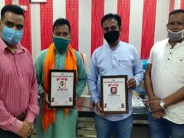 लक्ष्य फाउडेशन ने श्रीनगर क्षेत्र के 4 शिक्षकों को कोरोना वारियर्स के रूप में किया सम्मानित Lakshya Foundation honored 4 teachers of Srinagar as Corona Warriors