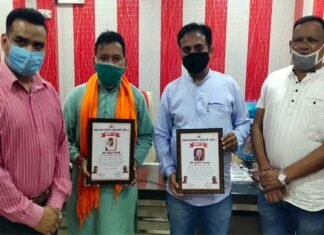 लक्ष्य फाउडेशन ने श्रीनगर क्षेत्र के 4 शिक्षकों को कोरोना वारियर्स के रूप में किया सम्मानित Lakshya Foundation honored 4 teachers of Srinagar as Corona Warriors