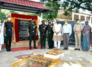आईएमए देहरादून में बहुप्रतीक्षित दो अण्डर पास का रक्षा मंत्री राजनाथ सिंह ने किया शिलान्यास। under-passes-at-IMA-Dehradun