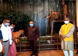 मुख्यमंत्री त्रिवेंद्र सिंह रावत ने 01 करोड़ की लागत से निर्मित कार्बेट परिचय केंद्र, नेचर शॉप, कैंटीन का किया लोकार्पण Corbett-Introduction-Center
