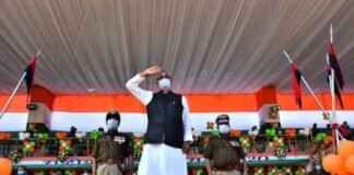 मुख्यमंत्री में पुलिस लाईन देहरादून में राष्ट्रीय एकता दिवस के अवसर पर आयोजित रैतिक परेड में किया प्रतिभाग CM participated in Police Line Dehradun in Ritual Parade organized on the occasion of National Unity Day