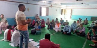 मण्डल प्रशिक्षण कार्ययोजना को लेकर सतपुली में बीजेपी कार्यकर्ताओं की बैठक BJP workers meeting in Satpuli regarding board training action plan