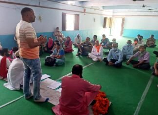 मण्डल प्रशिक्षण कार्ययोजना को लेकर सतपुली में बीजेपी कार्यकर्ताओं की बैठक BJP workers meeting in Satpuli regarding board training action plan