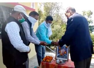 शौर्य चक्र प्राप्त शहीद मनीष पटवाल की स्मृति में उनके पैत्रिक गाँव में शहीदी दिवस कार्यक्रम manish-patwal