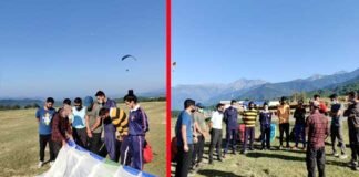 पौडी जिले में पैराग्लाइडिंग को स्वरोजगार से जोड़ने की शानदार पहल, नायरघाटी में पैराग्लाइडिंग बनेगा रोजगार का जरिया paragliding-at-nayarghati-satpuli
