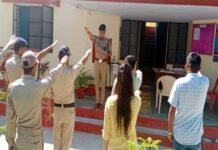सतपुली पुलिस ने ली कोरोना संक्रमण के खिलाफ जागरूक रहने की शपथ सतपुली police-took-oath