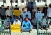 हाथरस की घटना के विरोध में कांग्रेसियों ने पौड़ी कलेक्ट्रेट में धरना दिया protest against Hathras incident