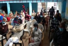 मुख्यमंत्री समाधान पोर्टल के तहत ग्राम धारी में आयोजित की गई पहली ब्लॉक स्तरीय समीक्षा बैठक First block level review meeting held at Village Dhari under CM Samadhan Portal