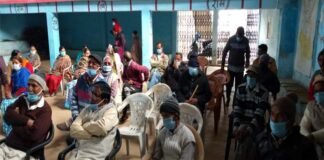 मुख्यमंत्री समाधान पोर्टल के तहत ग्राम धारी में आयोजित की गई पहली ब्लॉक स्तरीय समीक्षा बैठक First block level review meeting held at Village Dhari under CM Samadhan Portal