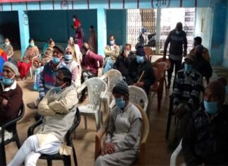 मुख्यमंत्री समाधान पोर्टल के तहत ग्राम धारी में आयोजित की गई पहली ब्लॉक स्तरीय समीक्षा बैठक First block level review meeting held at Village Dhari under CM Samadhan Portal