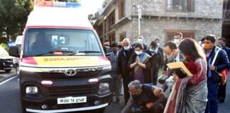 मुख्यमंत्री त्रिवेन्द्र सिंह रावत ने एनटीपीसी द्वारा प्रदान की गई 10 एम्बुलेंसों का किया लोकार्पण CM inaugurated 10 ambulances