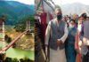 टिहरी झील पर बने देश के सबसे लंबे डोबरा-चांठी सस्पेंशन ब्रिज का सीएम त्रिवेंद्र ने किया उद्घाटन Dobra-Chanthi suspension bridge