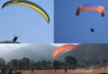नयार घाटी एडवेंचर स्पोर्ट्स फेस्टिवल : पैराग्लाइडिंग प्रतियोगिता में 52 प्रतिभागियों ने किया प्रतिभाग Nayar Valley Adventure Sports Festible