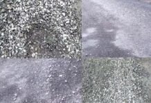 पौड़ी-कांसखेत-सतपुली राजमार्ग : एक दिन बाद ही उखड़ गई सड़क की डामर, जनता में आक्रोश damrikaran-kaskhet-satpuli-road