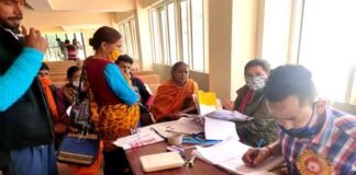 समाज कल्याण विभाग द्वारा कल्जीखाल ब्लॉक ने लगाया गया जन कल्याण शिविर social welfare department organized public welfare camp in Kaljikhal block