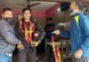साइकिल से करीब 480 किलोमीटर की केदारनाथ यात्रा कर लौट रहे अमित डबराल का सतपुली में स्वागत traveling to Kedarnath by bicycle