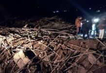 ऋषिकेश-बदरीनाथ हाईवे पर भरभराकर गिरा निर्माणाधीन पुल, एक मजदूर की मौत,13 घायल under construction Bridge collapsed