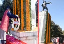विजय दिवस : मुख्यमंत्री ने देहरादून के शहीद स्मारक पर पुष्पचक्र अर्पित कर वीर शहीद जवानों को दी श्रद्धांजलि Vijay-Diwas