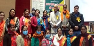 कल्जीखाल: ब्लॉकस्तरीय किसान गोष्ठी में विधायक कोली ने कृषकों को किया सम्मानित, किसान बिल की दी जानकारी block level farmer seminar