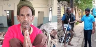 फुटपाथ पर ठंड में ठिठुरते मिले IIT कानपुर से पासआउट बुजुर्ग इंजीनियर old man found on the pavement