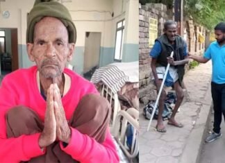 फुटपाथ पर ठंड में ठिठुरते मिले IIT कानपुर से पासआउट बुजुर्ग इंजीनियर old man found on the pavement